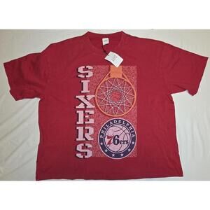 GAP NBA Philadelphia 76ers Red Graphic T-Shirt XXL